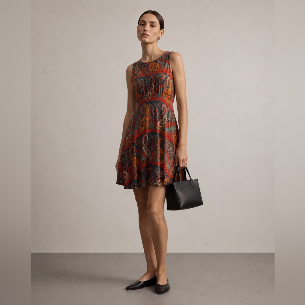FREE PEOPLE - Paisley Sleeveless Dress